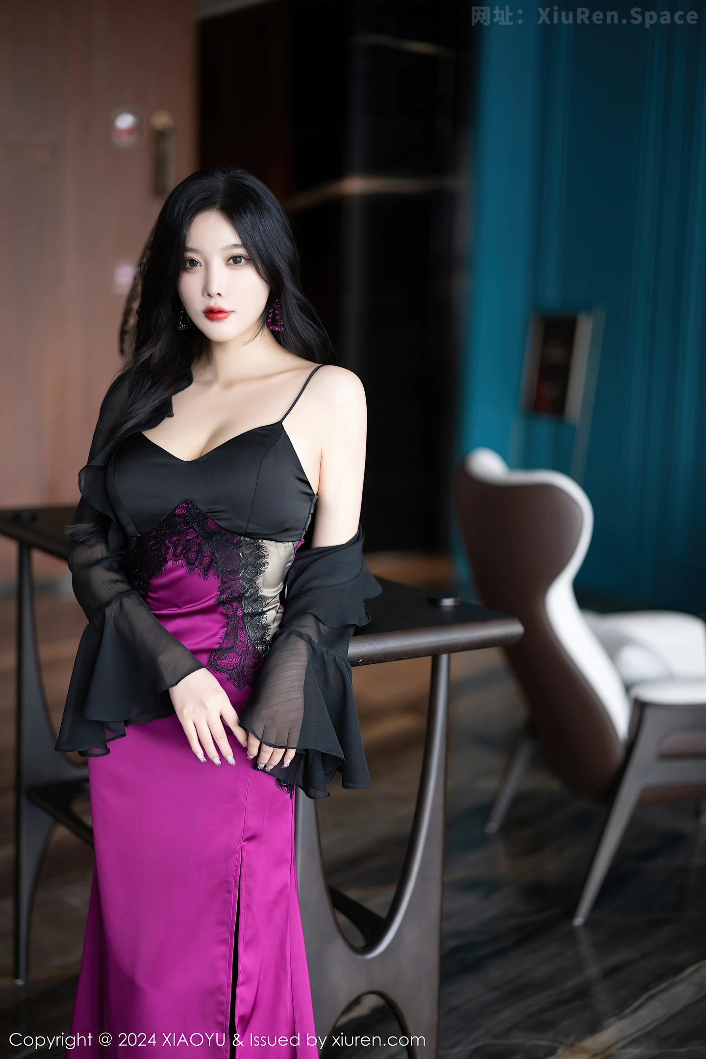 图片[3]-[XiaoYu画语界]Vol.1192 女神杨晨晨Yome性感吊带裙+黑色情趣服饰秀完美身材诱惑写真85P-秀人网官方网站